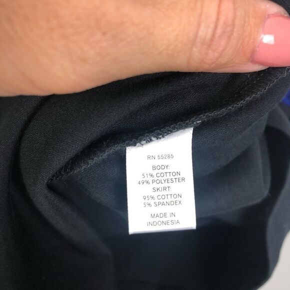 EXPRESS | NEW Blue & Black Bodycon Sleeveless Mini Dress Women’s Size Small - Picture 6 of 6